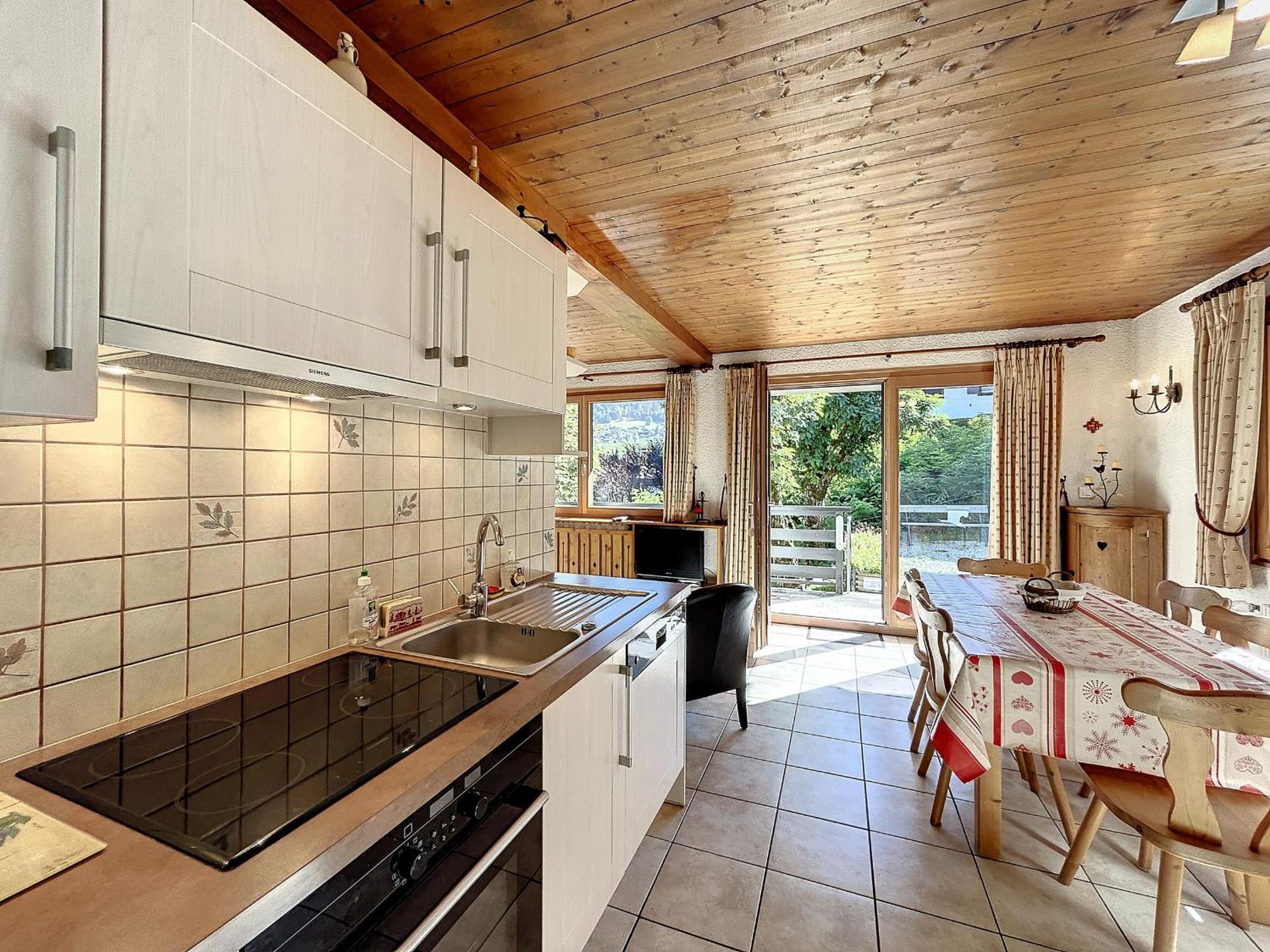 Bel Apt Au Centre De Combloux Avec Jardin, Balcon, Wifi Et Parking A 300M Des Commerces - Fr-1-560-52 Exterior foto